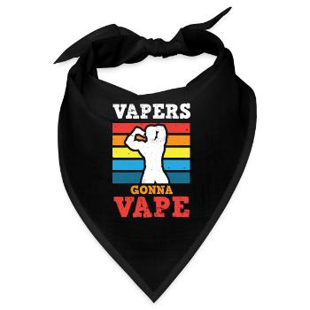 Elektro Zigarette E-Zigarette E-Shisha Vape - Bandana - Schwarz - Vorne