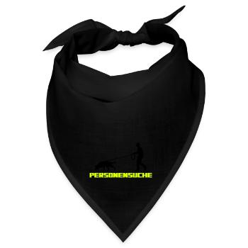 Personensuche Mantrailing Mann - Bandana - Schwarz - Vorne
