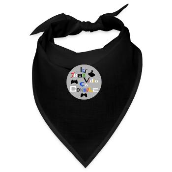 VIDEOSPIELE, DIESE KONSOLE! - Bandana - Schwarz - Vorne