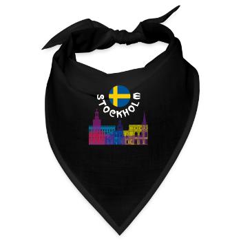 Stockholm - Bandana - Schwarz - Vorne