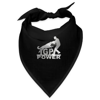 IPG Chrom - Bandana - Schwarz - Vorne