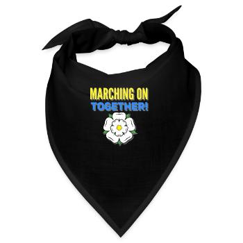 Leeds Yorkshire - Bandana - Schwarz - Vorne