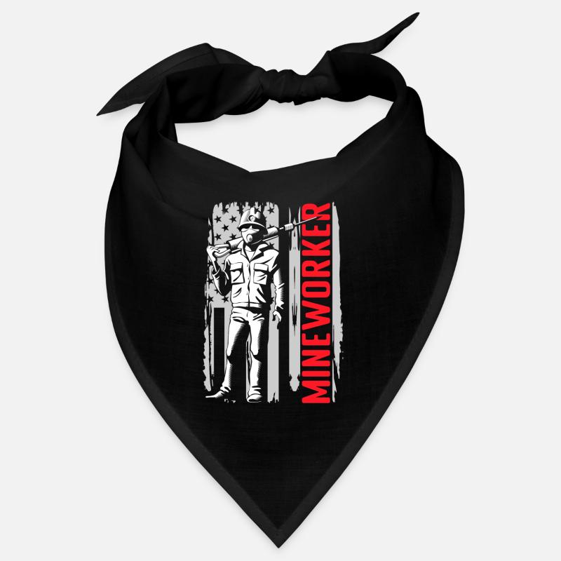 Miner Mine Miner Pierres Bandana