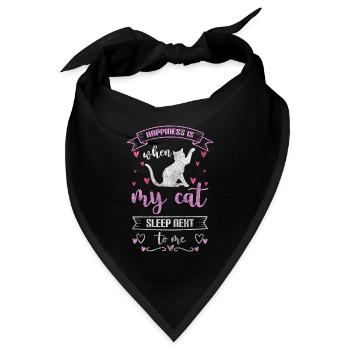 Motivation Positives Denken Liebe - Bandana - Schwarz - Vorne