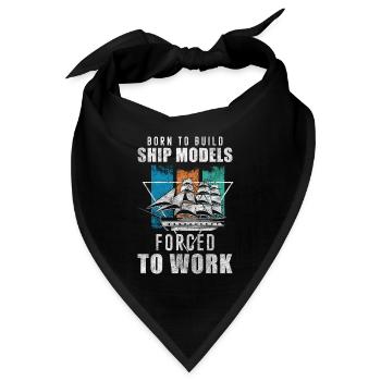Modellschiff Fernsteuerung Vater Seemann - Bandana - Schwarz - Vorne