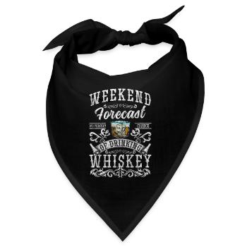 Rum Genuss Feiern Drink - Bandana - Schwarz - Vorne