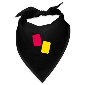 Karten Schiedsrichter - Bandana - Schwarz - Vorne