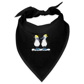 Seevögel Blaufußtölpel - Bandana - Schwarz - Vorne