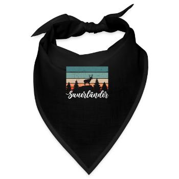 Sauerländer - Bandana - Schwarz - Vorne