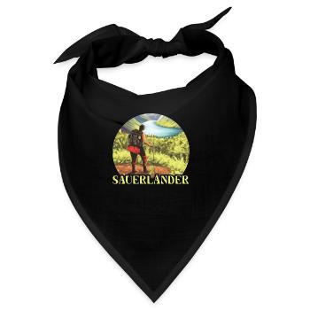 Sauerländer Sauerland Heimat - Bandana - Schwarz - Vorne
