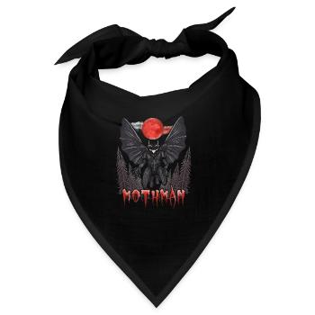 Mothman - Bandana - Schwarz - Vorne