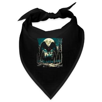 Vintage Mothman Point Pleasant - Bandana - Schwarz - Vorne