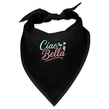 Ciao Bella - Bandana - Schwarz - Vorne