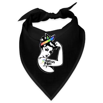 Autismus Autist - Bandana - Schwarz - Vorne