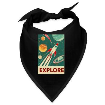 Entdecker - Bandana - Schwarz - Vorne