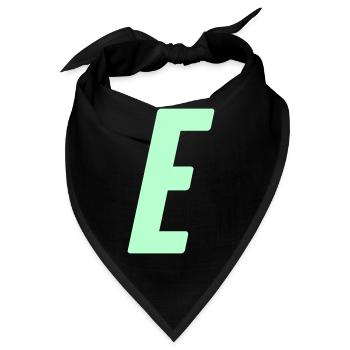 E - Bandana - Schwarz - Vorne