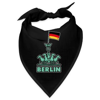Berlin - Bandana - Schwarz - Vorne