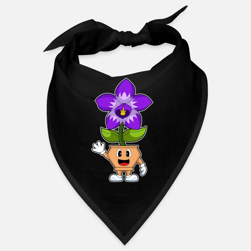 Orchidée drôle Bandana