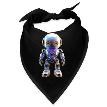 Roboter für den individuellen LooK - Bandana - Schwarz - Vorne