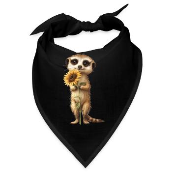 Roter Panda - Bandana - Schwarz - Vorne