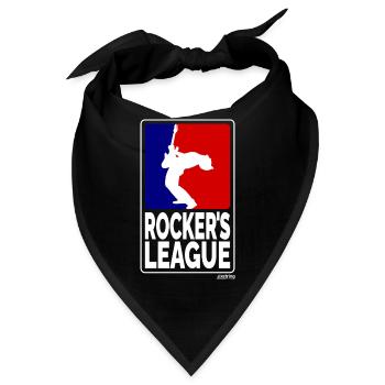 Rockers League, weiß - Bandana - Schwarz - Vorne