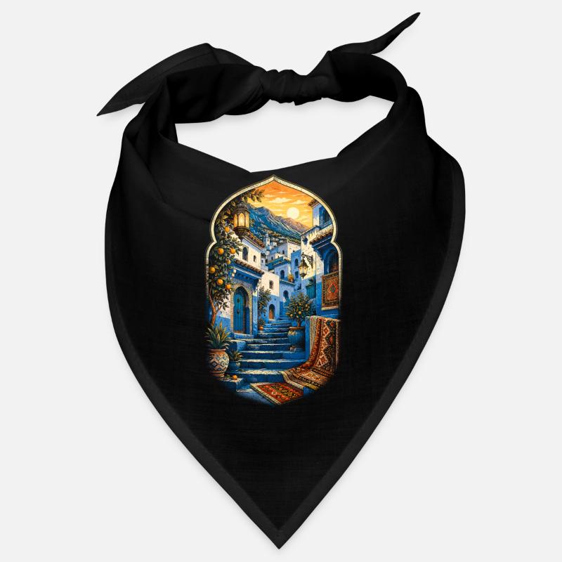 Maroc Marocain Chefchaouen Bandana