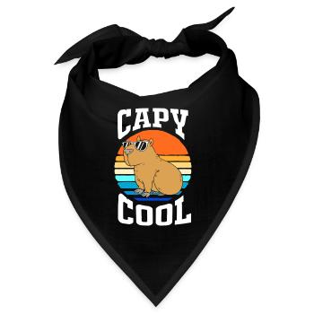 Capibara Capybara - Bandana - Schwarz - Vorne