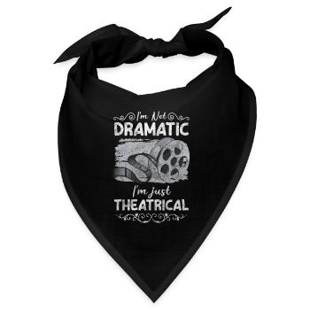 Schauspieler Theaterstück Prominent - Bandana - Schwarz - Vorne