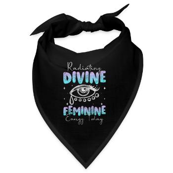 Mystisch Symbolik Mond - Bandana - Schwarz - Vorne