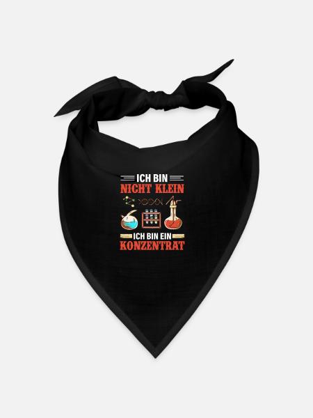 Chemie Witz Labor Chemiker Geschenk - Bandana - Schwarz