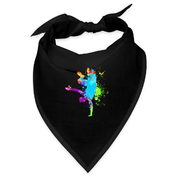Freier Lauf - Bandana - Schwarz - Vorne