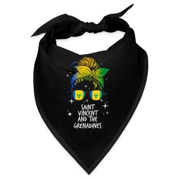 St. Vincent und die Grenadinen - Bandana - Schwarz - Vorne