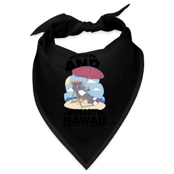 Hawaii - Bandana - Schwarz - Vorne