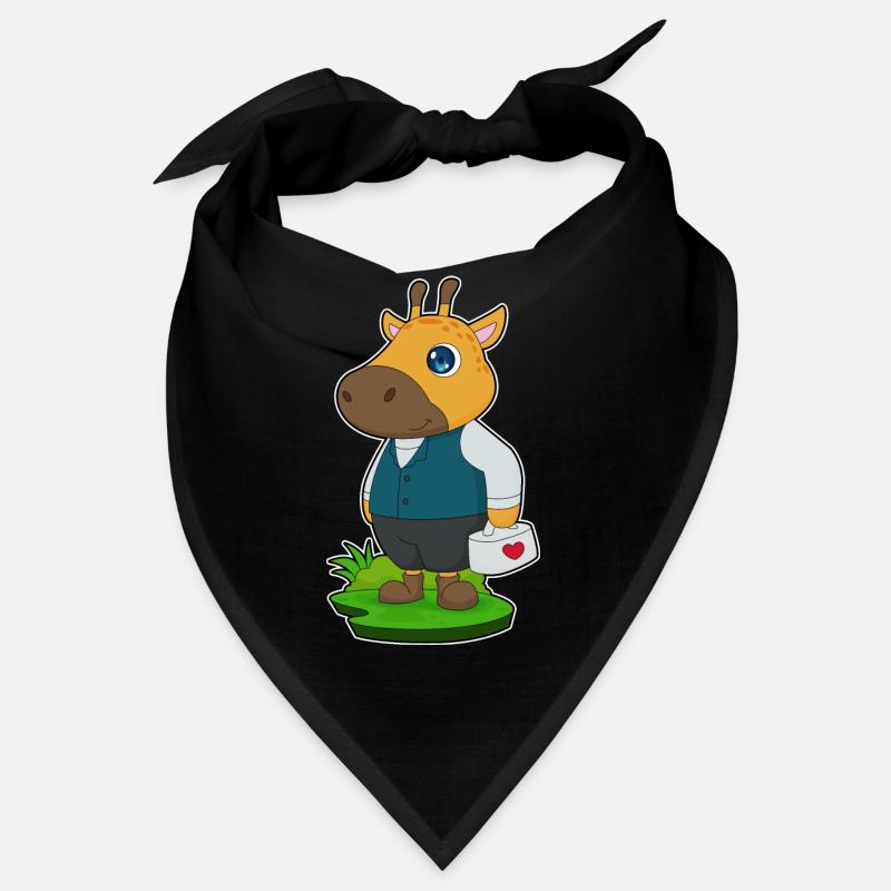 Giraffe Doctor First Aid Kit Bandana