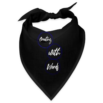 authorship originality jokes writing process - Bandana - Schwarz - Vorne