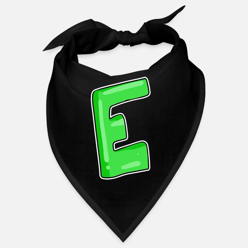 Buchstabe E Anfangsbuchstabe Bandana