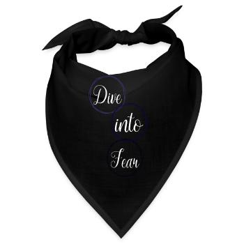 birthday adventure activities fun quote - Bandana - Schwarz - Vorne
