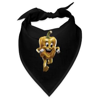 Paprika Geschenk - Bandana - Schwarz - Vorne