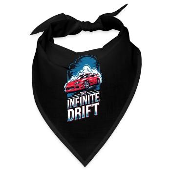 Infinite Drift - Autorennen - Bandana - Schwarz - Vorne
