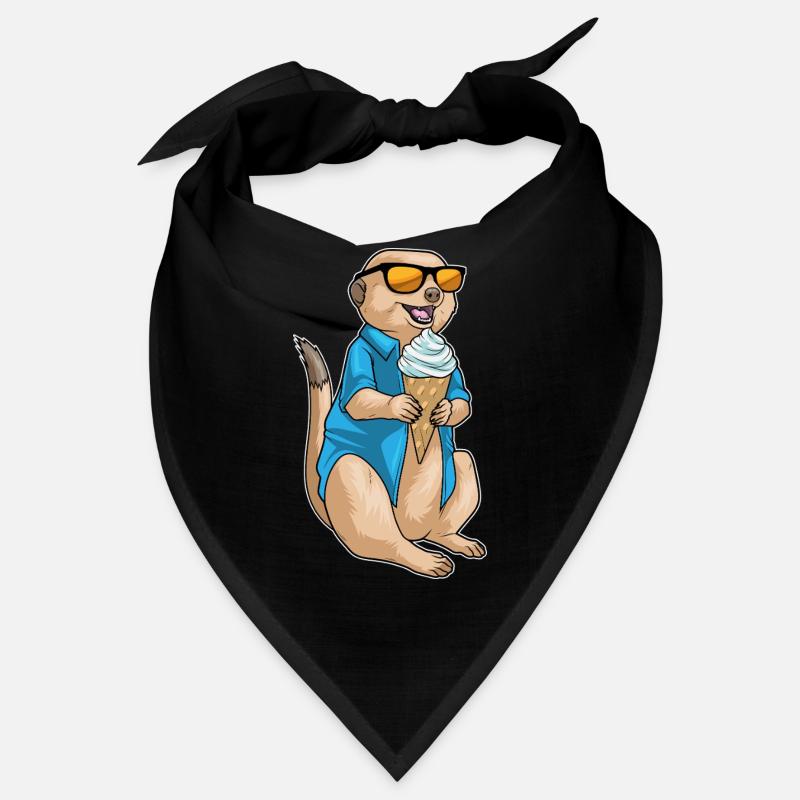 Glace gaufre suricate Bandana
