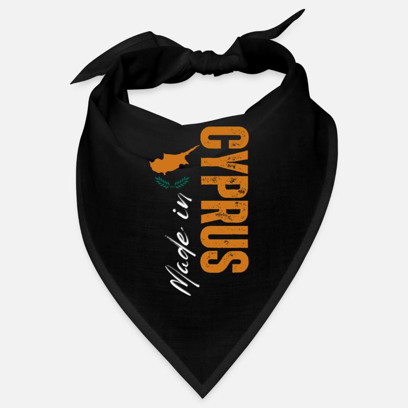 Made in Cyprus, vertical design Bandana
