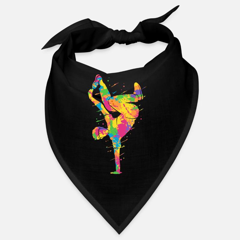 Breakdancing Colorful Breakdancer Boys Breakdance Bandana