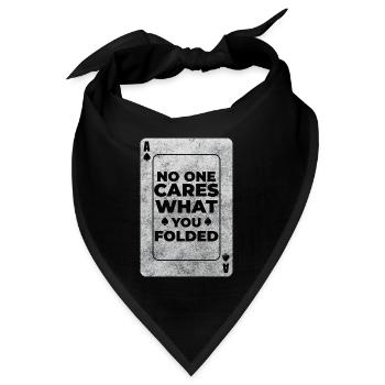Kartenspiel Karte Hold'em All In - Bandana - Schwarz - Vorne