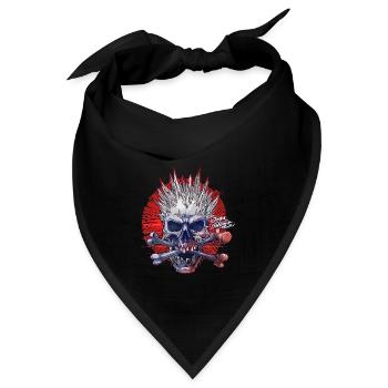 Jolly Roger - Bandana - Schwarz - Vorne