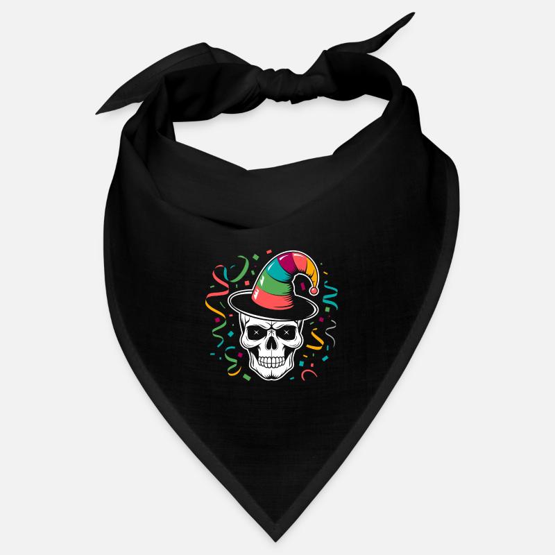 Drôle de carnaval Carnaval Crâne Helau Bandana