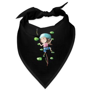 Baby Kletterin - Bandana - Schwarz - Vorne