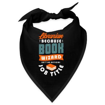 Bibliothekar Design für einen Bibliothekaren - Bandana - Schwarz - Vorne