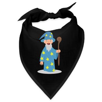 Magier - Bandana - Schwarz - Vorne