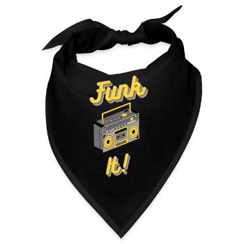 Funk It - Bandana - Schwarz - Vorne