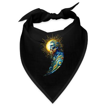 Gott von Vincent van Gogh - Bandana - Schwarz - Vorne